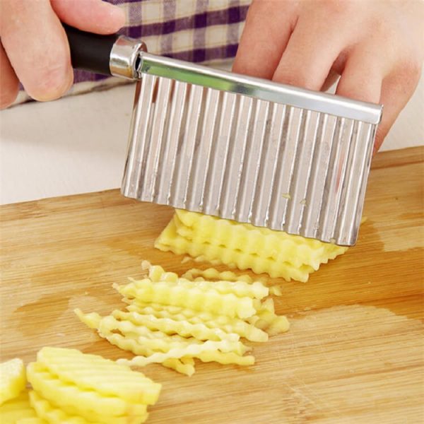 Fries Waves Crinkle Cutter helper2