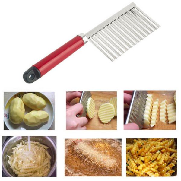 Fries Waves Crinkle Cutter helper2