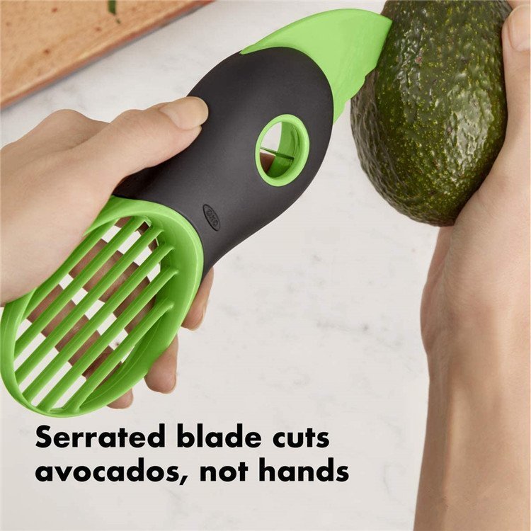 OXO Good Grips 3-in-1 Avocado Cutter - Green for sale online